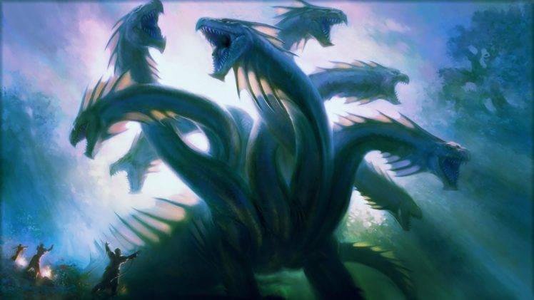 creature, Fantasy art, Hydra HD Wallpaper Desktop Background