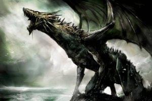 dragon, Creature, Fantasy art