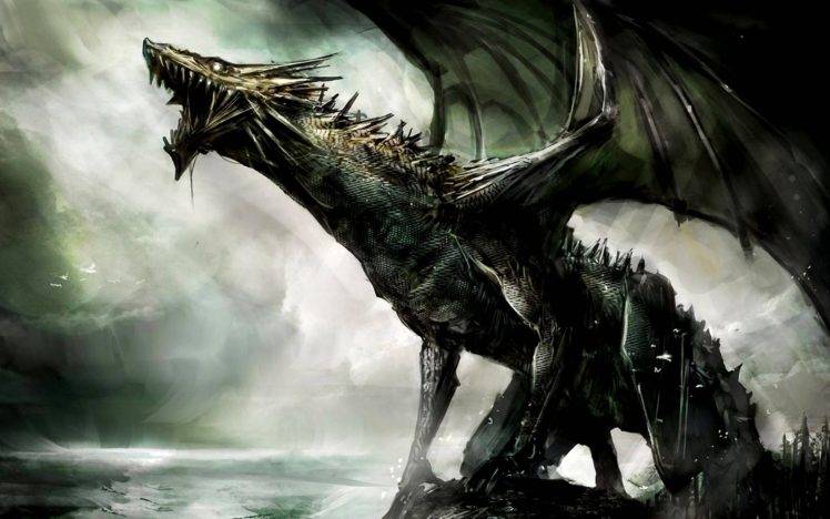 dragon, Creature, Fantasy art HD Wallpaper Desktop Background