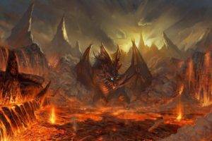 dragon, Creature, Fantasy art, Lineage II