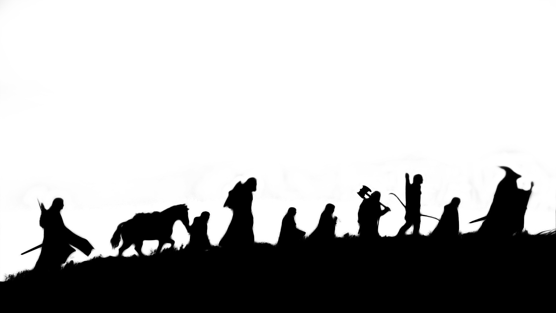 movies, Minimalism, The Lord of the Rings: The Fellowship of the Ring Wallpaper