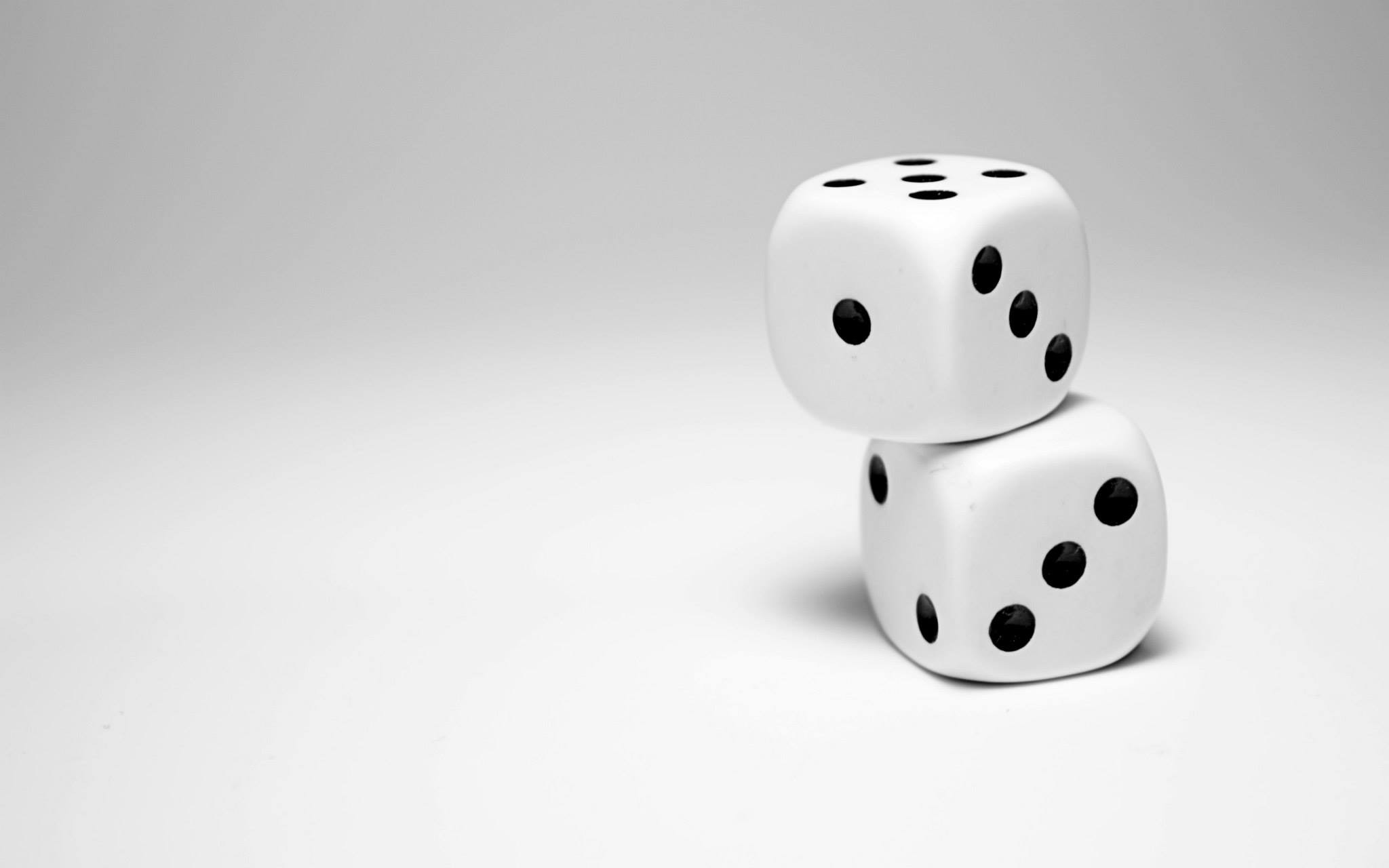 simple, Simple background, Dice Wallpaper