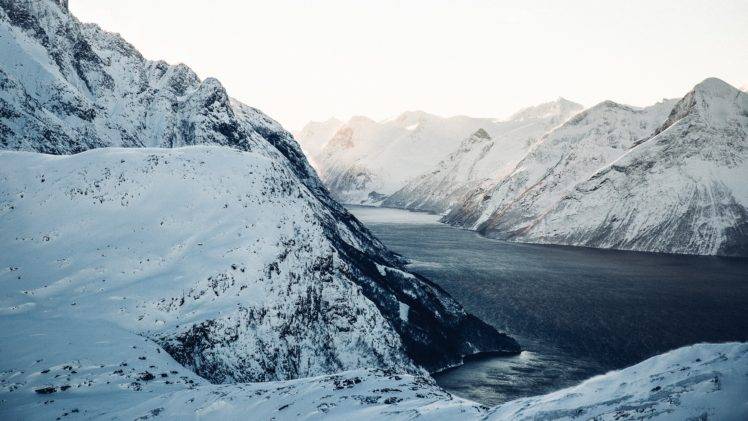 Norway, River, Landscape, Water, Mountains HD Wallpaper Desktop Background