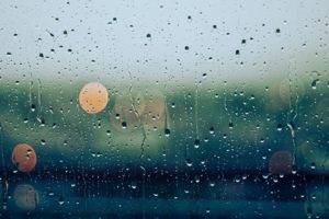 photography, Window, Water drops, Bokeh