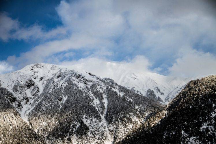 landscape, Mountains, Snow HD Wallpaper Desktop Background