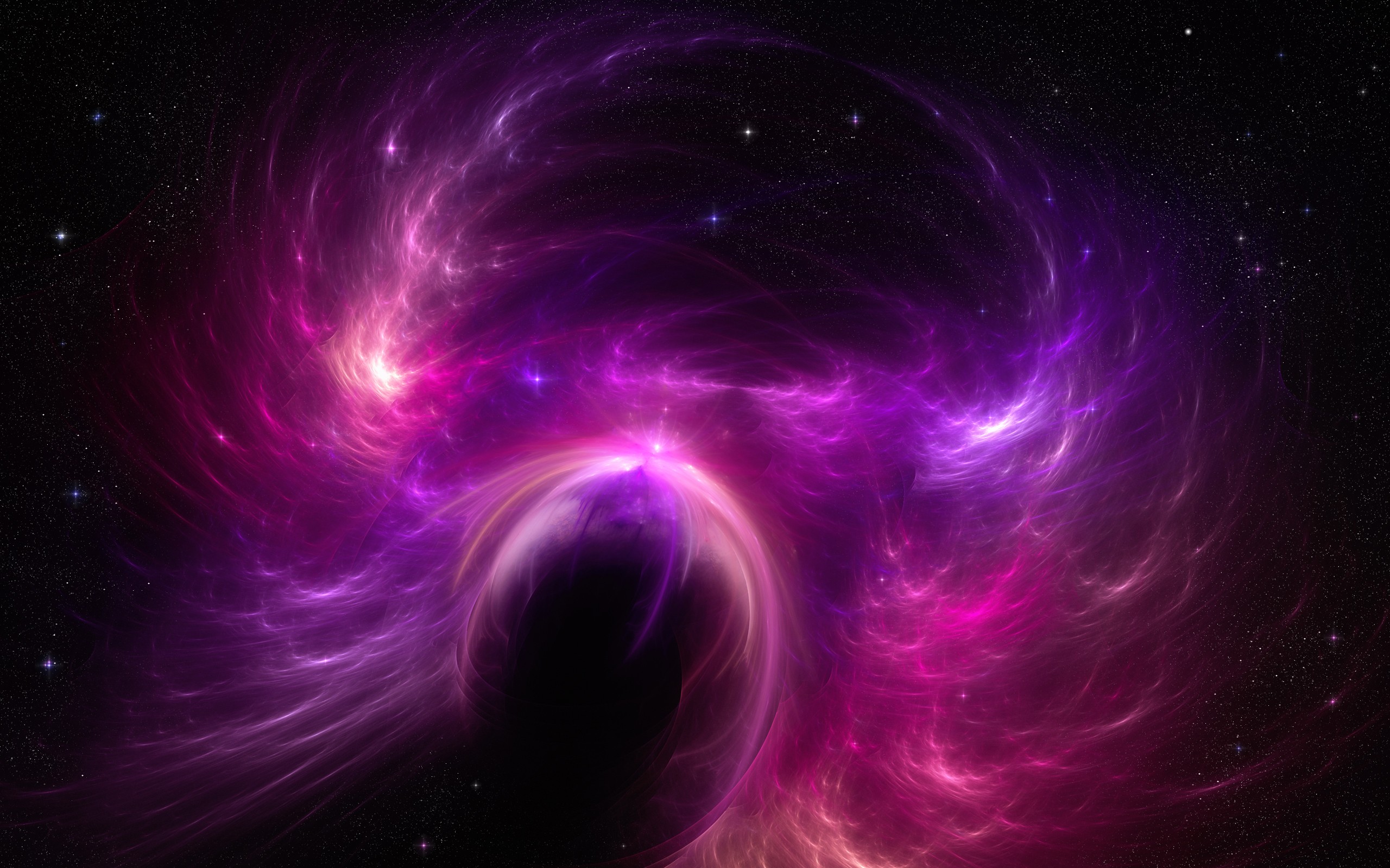 space, Purple, Galaxy, Stars, 3D Wallpaper