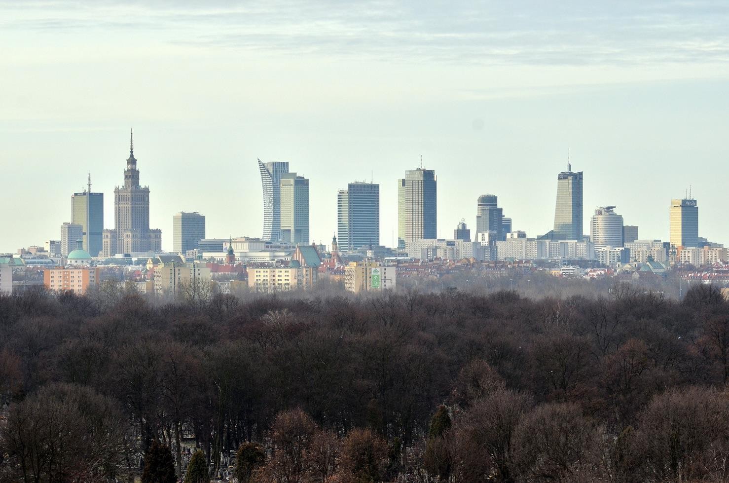 Warsaw, Poland, Skyscraper Wallpaper