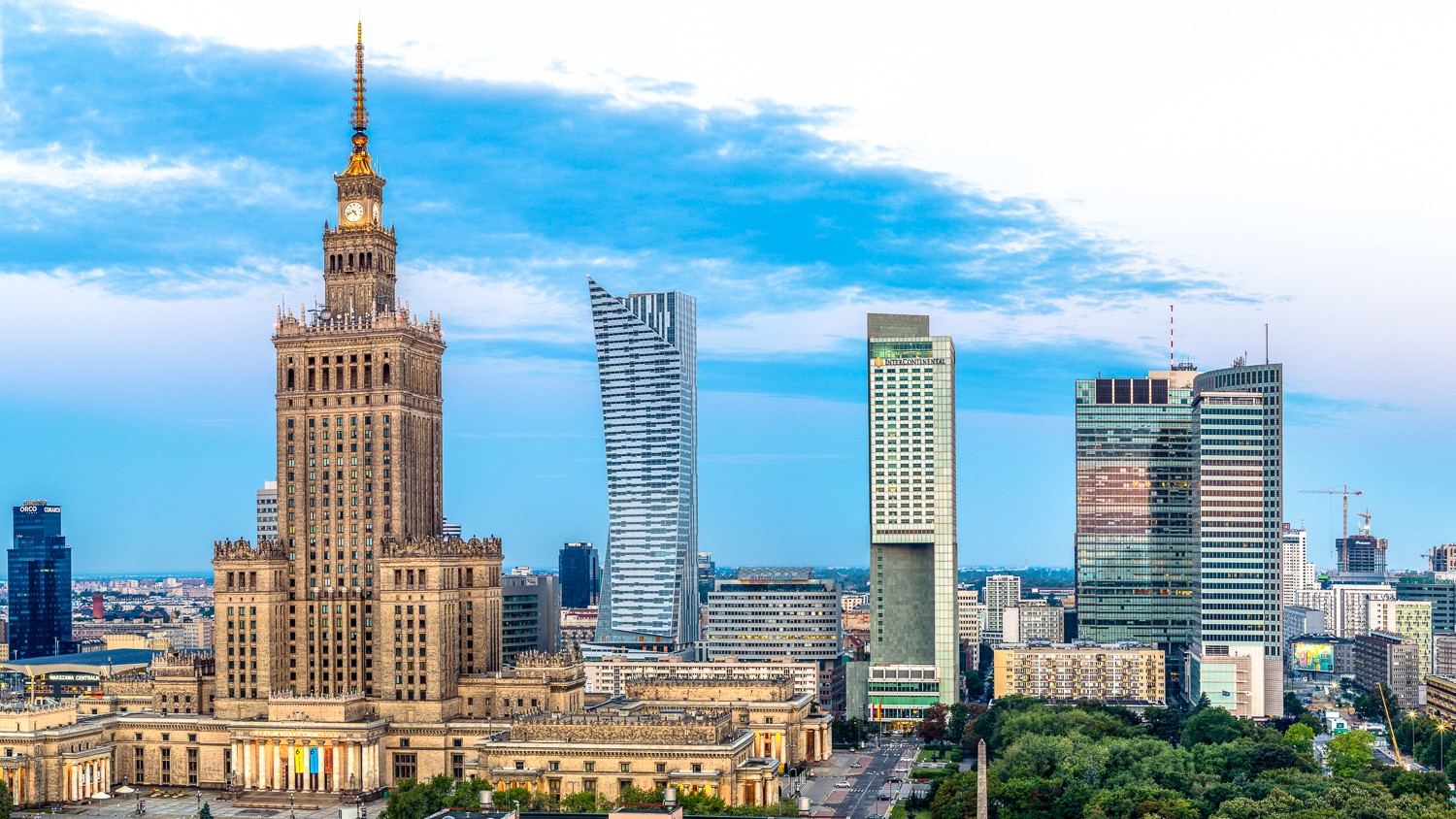 Warsaw, Poland, Skyscraper Wallpaper