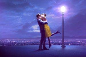 dancing, Ryan Gosling, Emma Stone, Movies, La La Land, Purple