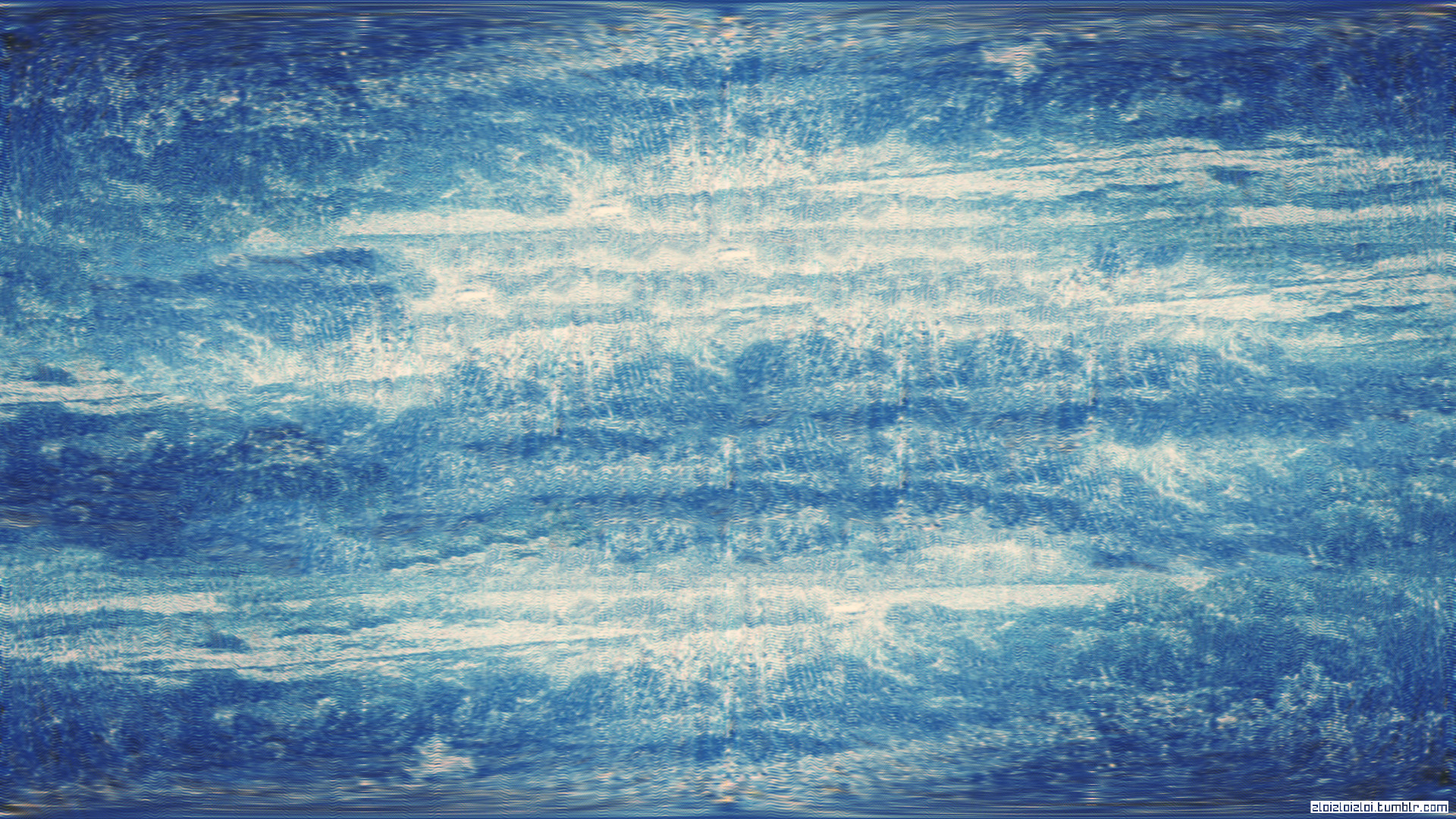 glitch art, Pattern, Sky, Water, Abstract Wallpaper