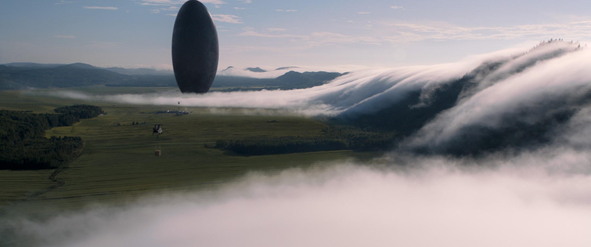 Arrival, Movies, Spaceship, Landscape, Science fiction Wallpaper