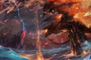 dragon, Creature, World of Warcraft, Video games, Fantasy art