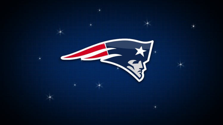 New England Patriots, Patriots, Logo, Minimalism, Blue background HD Wallpaper Desktop Background