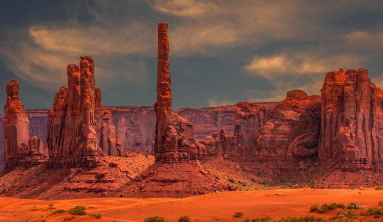mountains, Monument Valley, Southwest, USA, Landscape HD Wallpaper Desktop Background