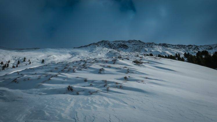 nature, Snow, Trees, Landscape, Mountains HD Wallpaper Desktop Background
