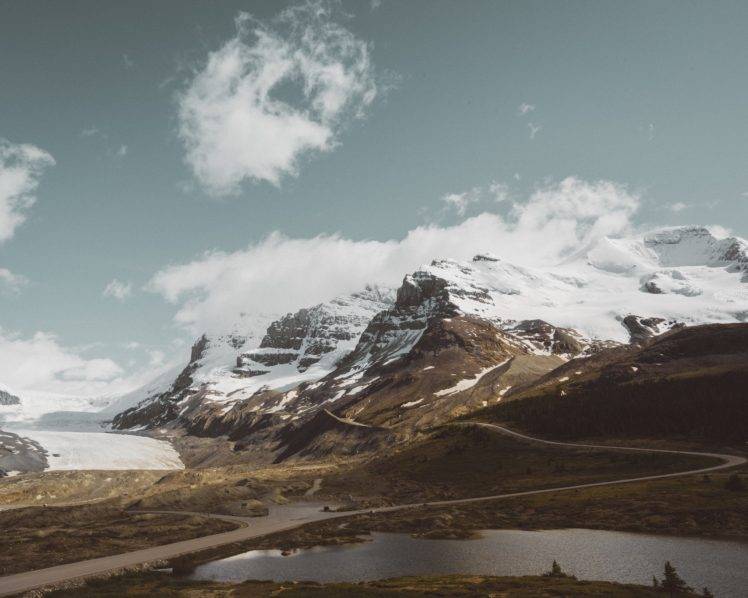 nature, Snow, Water, Sky, Mountains HD Wallpaper Desktop Background