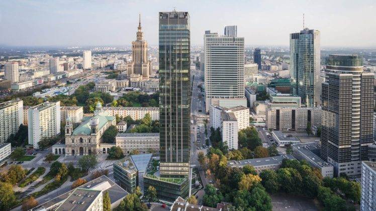 Poland, Warsaw, Skyscraper, Cityscape HD Wallpaper Desktop Background