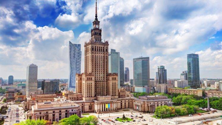 Poland, Warsaw, Skyscraper, Cityscape HD Wallpaper Desktop Background