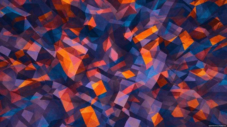abstract, Texture, Colorful, Digital art, Shapes HD Wallpaper Desktop Background