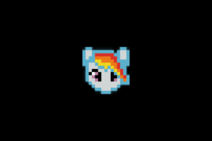 Rainbow Dash, Pixel art, Pixels, My Little Pony