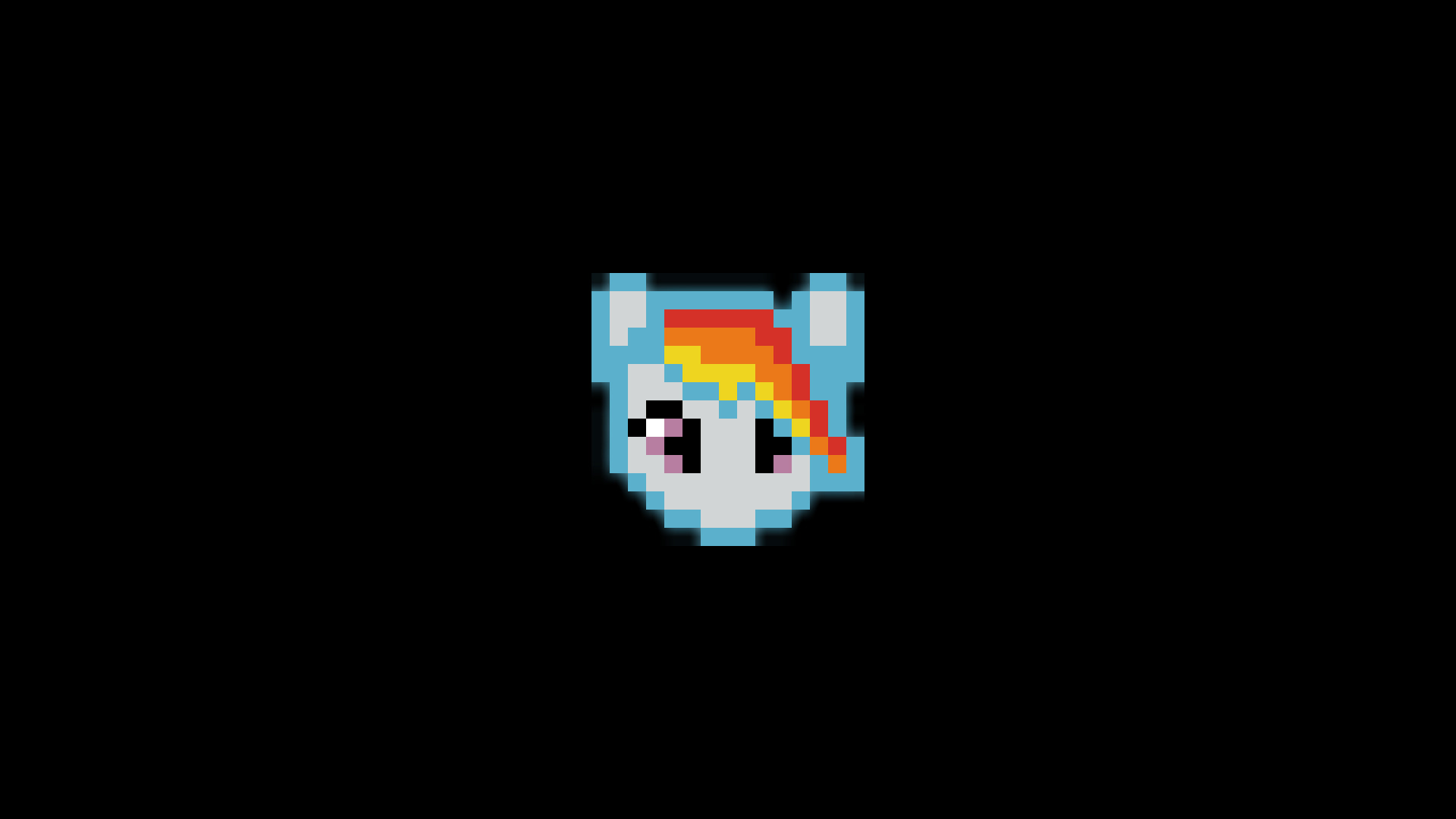 Rainbow Dash, Pixel art, Pixels, My Little Pony Wallpaper