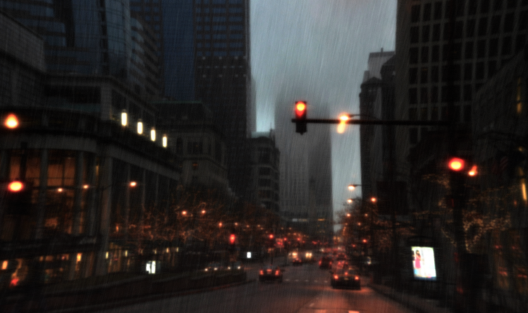 rain, Cityscape, Car, Lights, Building, Stores, Advertisements, Traffic HD Wallpaper Desktop Background