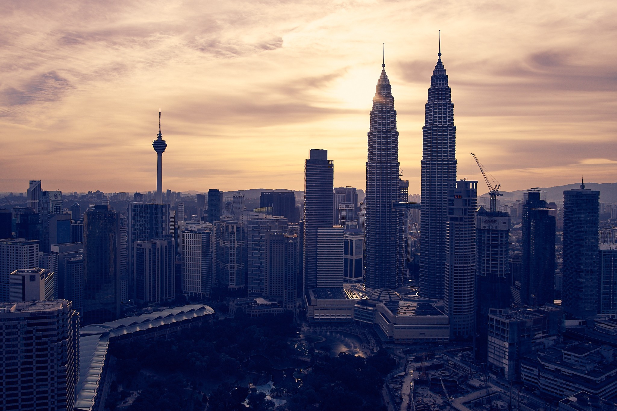 city, Cityscape, Skyscraper, Malaysia, Kuala Lumpur, Petronas Towers Wallpaper