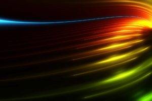 abstract, Wavy lines, Glowing