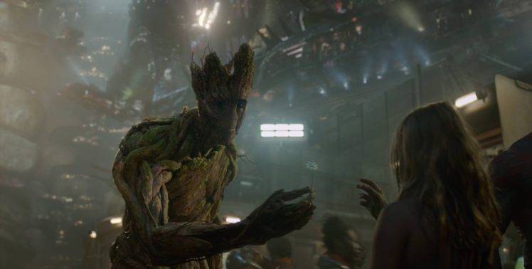 Groot, Vin Diesel, Guardians of the Galaxy, Chamomile, Presents HD Wallpaper Desktop Background
