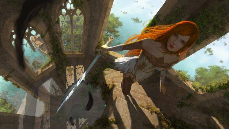 fantasy art, Fantasy girl HD Wallpaper Desktop Background