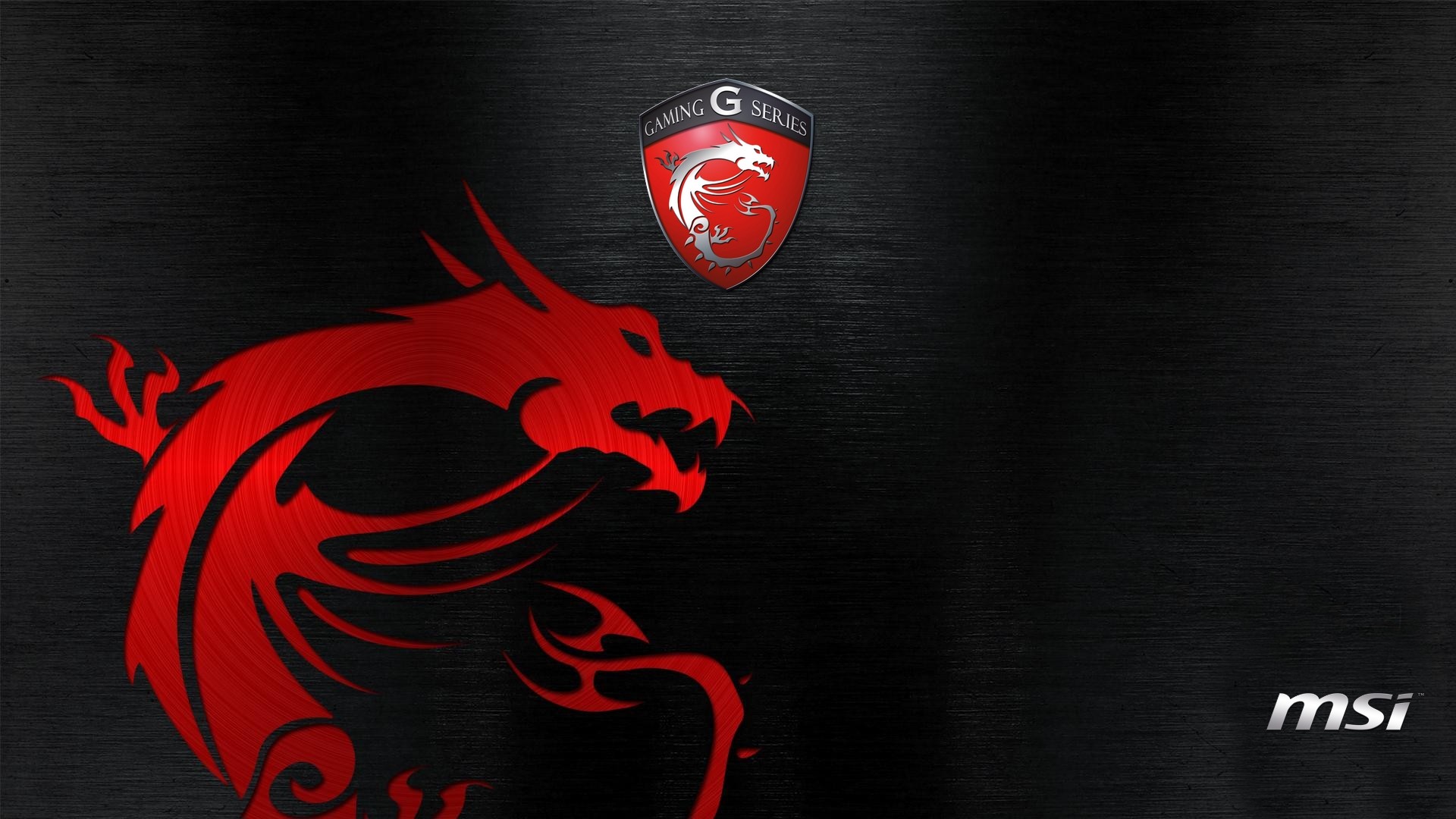 MSI, Gaming Series, Dragon, Red Wallpaper