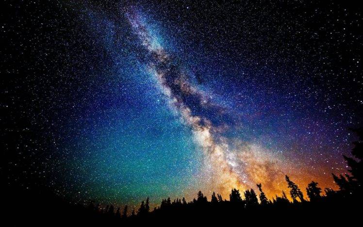 stars, Night, Landscape, Milky Way HD Wallpaper Desktop Background