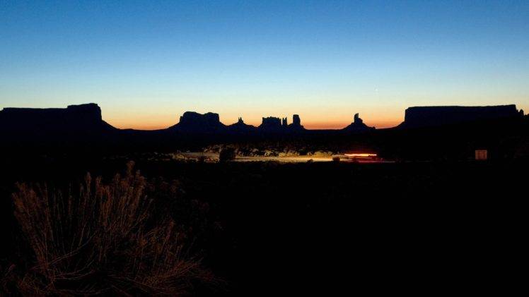 Monument Valley, Sunrise HD Wallpaper Desktop Background