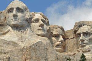 Thomas Jefferson, George Washington, Theodore Roosevelt, Abraham Lincoln, Presidents, Landscape, Mount Rushmore