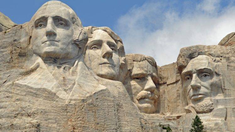 Thomas Jefferson, George Washington, Theodore Roosevelt, Abraham Lincoln, Presidents, Landscape, Mount Rushmore HD Wallpaper Desktop Background