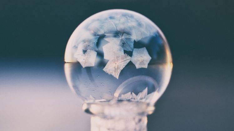 photography, Frozen bubble HD Wallpaper Desktop Background