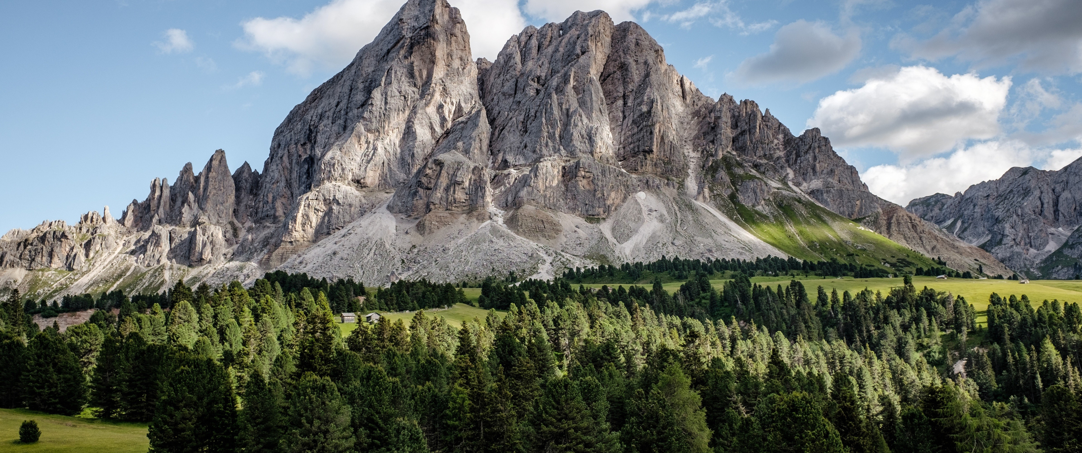 ultrawide, Mountains, Forest, Landscape Wallpaper