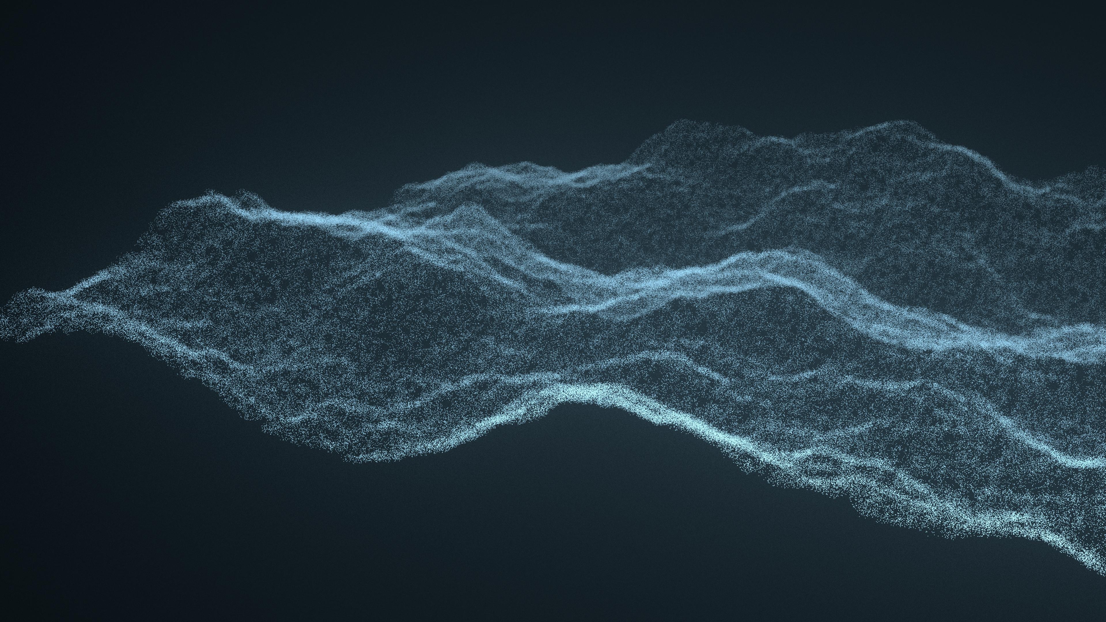 abstract, Waveforms Wallpaper