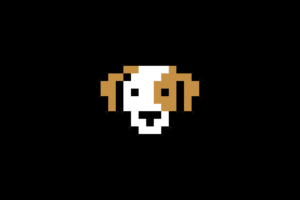 pixel art, Pixels, Dog