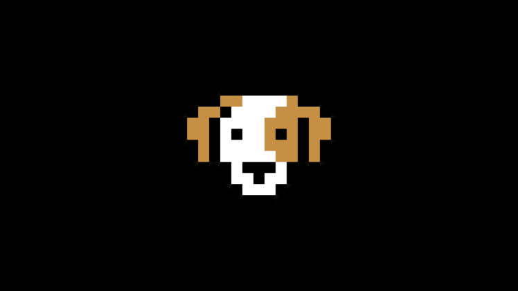 pixel art, Pixels, Dog HD Wallpaper Desktop Background