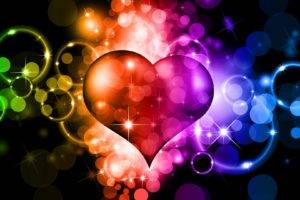 heart, Heart shaped, Colorful, Graphic design