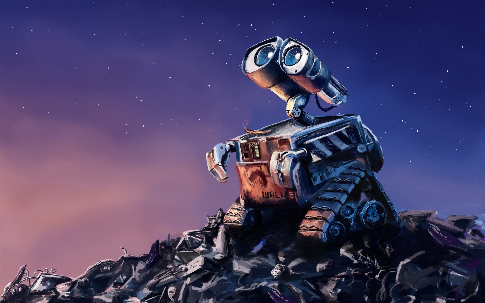 WALL·E, Robot, Movies, Animation, Artwork Wallpaper