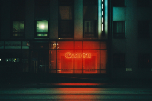 photography, Building, Neon lights, Canon