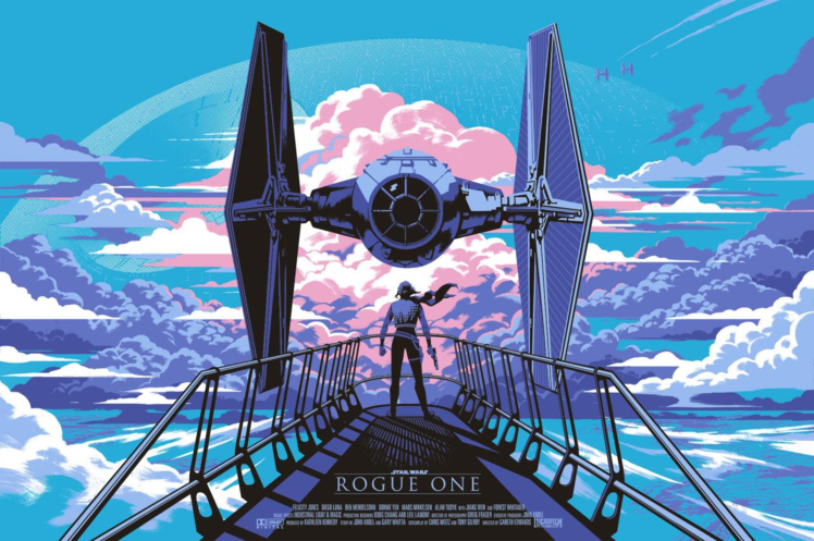Star Wars, Rogue One: A Star Wars Story, TIE Fighter, Artwork HD Wallpaper Desktop Background