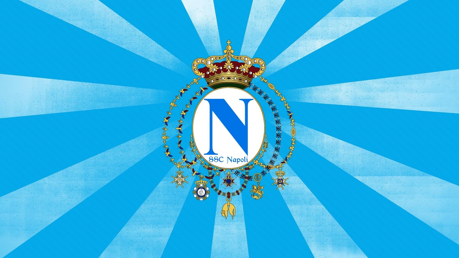Napoli, Soccer clubs, Crown, Artwork Wallpaper