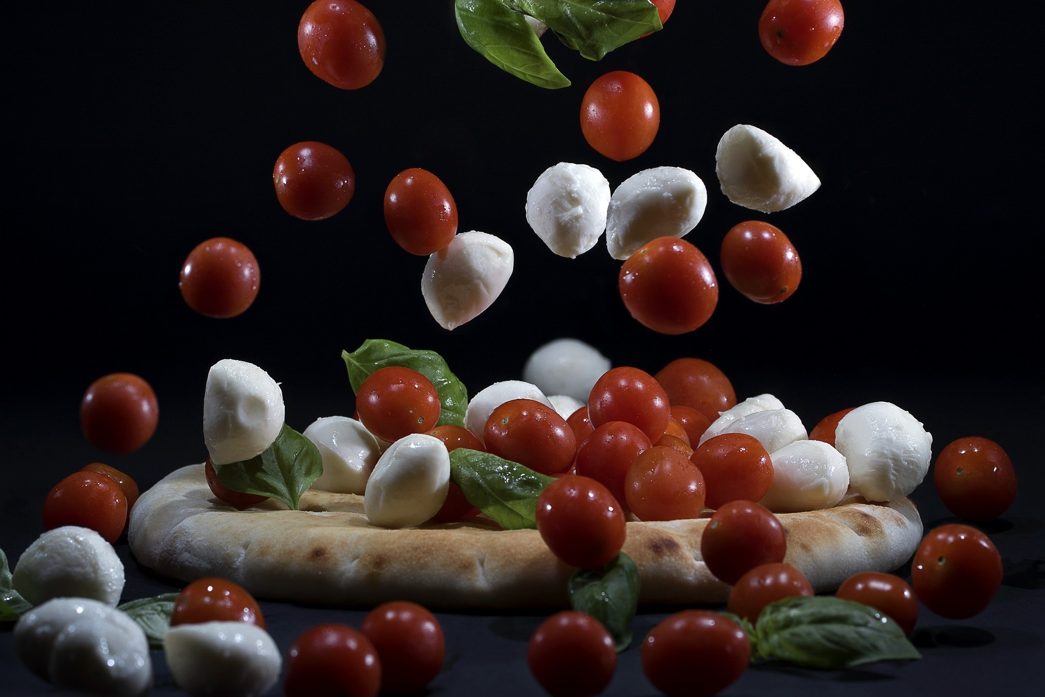 pizza, Food, Tomatoes Wallpaper