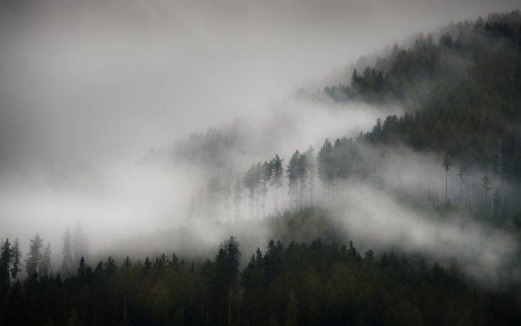 mist, Photography, Mountains HD Wallpaper Desktop Background