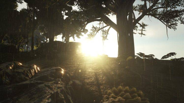 Ark: Survival Evolved, Sunset HD Wallpaper Desktop Background