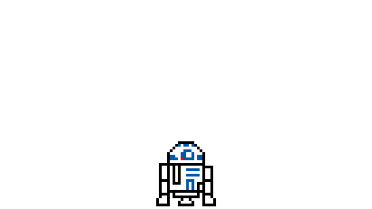 R2 D2, Pixel art, Pixels, Star Wars HD Wallpaper Desktop Background
