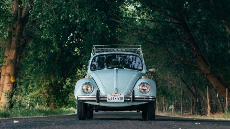 photography, Car, Volkswagen, Volkswagen Beetle, California, Licence plates HD Wallpaper Desktop Background